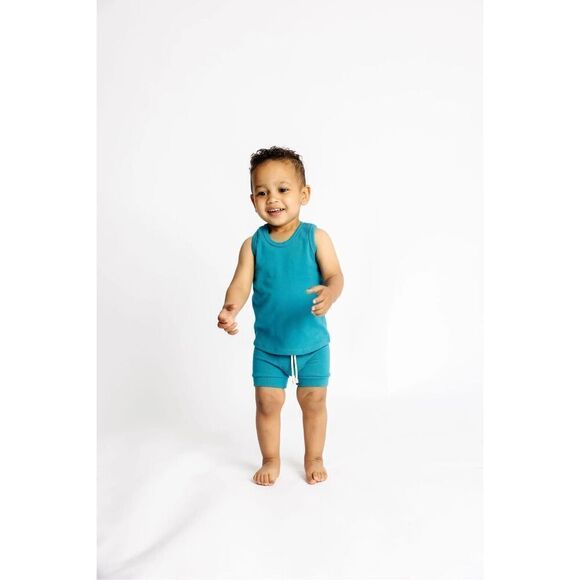 NWT Childhoods Clothing - RIB KNIT SHORTS CO - ARUBA - Picture 2 of 4